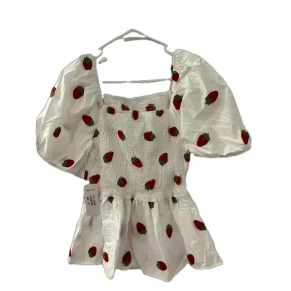 Hippie Nomad Women’s Strawberry Blouse Size 1 X - Picture 3 of 9